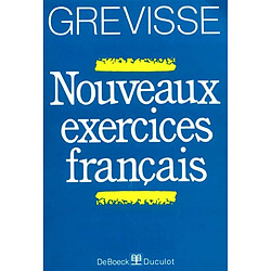 Nouveaux exercices français : livre de l'élève - Occasion