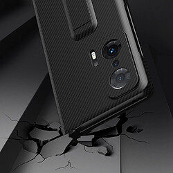 Coque en TPU antichoc, anti-rayures, texture en fibre de carbone noir pour votre Honor Magic V