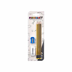 Acheter Pincello Ensemble de Crayons Taille-crayon Gomme (12 Unités)