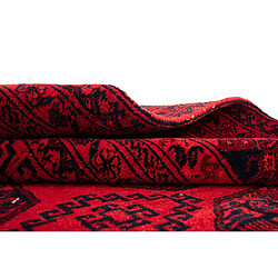 Vidal Tapis de laine 215x127 rouge Afghan