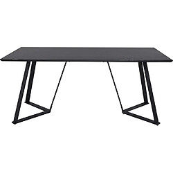 Avis Venture Home Table de repas acier et MDF Marina 180 x 90 cm.