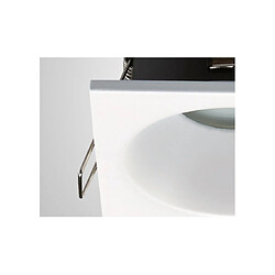 Inspired GU10 Downlight Square, 1 x GU10 (Max 12W), IP54, Blanc Mat pas cher