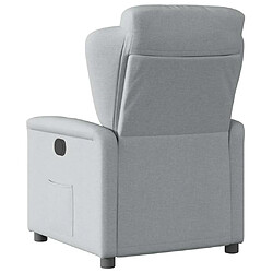 Acheter vidaXL Fauteuil inclinable Gris clair Tissu