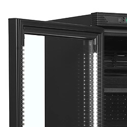 Vitrine Réfrigérée Vitrée Réversible CEV425 - Couleur Noire - TEFCOLD