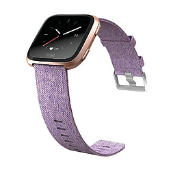 Bracelet en nylon Fermoir 22mm violet pour votre Samsung Gear S3 Classic/Huawei Watch GT, etc.