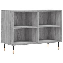 vidaXL Meuble TV sonoma gris 69,5 x 30 x 50 cm bois d'ingénierie