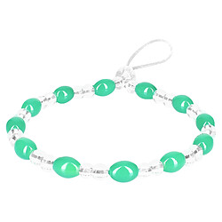 Avizar Bijou Téléphone Bracelet Perles ovales et rondes Collection Cosmopoli Turquoise