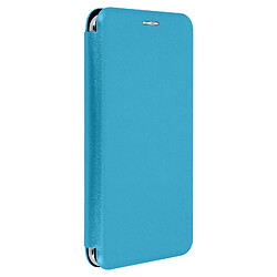 Avizar Étui Smartphone 3.8'' à 4.7'' Clapet Porte-carte Fonction Coulissante Bleu Clair