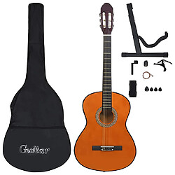 vidaXL Jeu de guitare classique pour débutants 12 pcs 4/4 39"