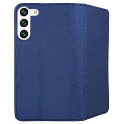 Acheter Htdmobiles Housse pour Samsung Galaxy S23 5G - etui coque pochette portefeuille + verre trempe - BLEU MAGNET