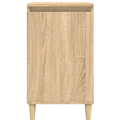 Maison Chic Lot de 2 Tables de chevet - Tables de Nuit chêne sonoma 40x35x70cm bois d'ingénierie pas cher