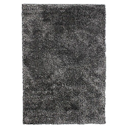 Thedecofactory JEWEL - Tapis à poils longs anthracite 133x190 