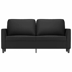 Avis Maison Chic Canapé à 2 places,Sofa de Salon,Canapé droit Noir 140 cm Similicuir -GKD125851