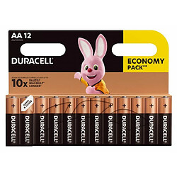 Pile alcaline AA ou R6 Duracell; code 81267246; blister 12bc