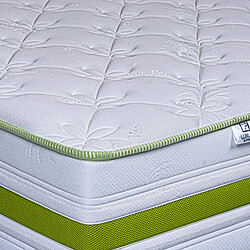 Avis LUXURY LITERIE Matelas 140x200 cm, Rêverie, 30cm, mémoire de forme, indépendance du couchage, face été/hiver