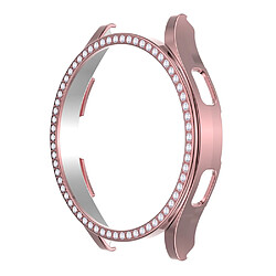 Coque en TPU ENKAY 0.2mm 2.15D 9H avec décoration en strass, électroplaqué, rose pour votre Samsung Galaxy Watch4 40mm