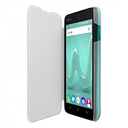 Wiko Étui de Protection pour Wiko Sunny Folio Game Changer Blanc