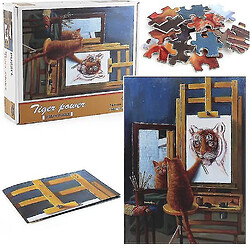 Avis Universal Tiger Power Puzzle Puzzle, casse-tête de décompression pédagogique, décoration murale 1000 pièces