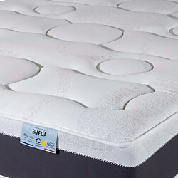 Avis Ebac Matelas ressort + Sommier SP18 Volcan 180x200 Rueda - Hauteur 27 cm - Soutien ferme