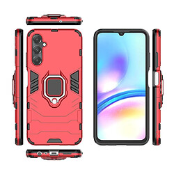 Htdmobiles Coque pour Samsung Galaxy A05s - housse etui rigide anti choc + film ecran - ROUGE