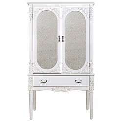 Acheter Armoire Alexandra House Living Blanc verre Bois d'épicéa Bois MDF 12 x 140 x 80 cm