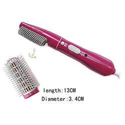 Acheter Universal Sèche-cheveux professionnel Outil de coiffure Brosse de coiffure Buse de peigne Barrette Salon avec 7 en 1 Brosse de coiffure Buse de peigne Barrette & 124 ; Sèche-cheveux (rouge)