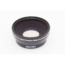 vhbw lentille de réduction grand angle filetage objectif 43mm, coefficient 0,45x pour Agfa, Agfaphoto, Canon, Casio, Fuji, Fujifilm, Kodak, Minolta.