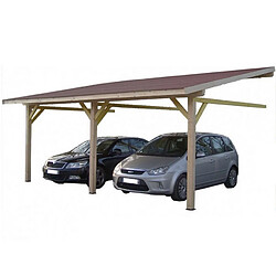 Carport 22.85m² gris - am4563bm - HABRITA