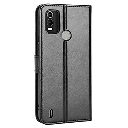 Acheter Htdmobiles Housse pour Nokia C21 Plus - etui coque pochette portefeuille + film ecran - NOIR