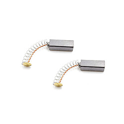 vhbw 2x balai de charbon, charbons pour moteur électrique 5mm x 6mm x 16mm pour Flex outil électrique