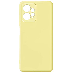 Avizar Coque pour Xiaomi Redmi Note 12 4G Semi-rigide Soft-touch Fast Cover Jaune