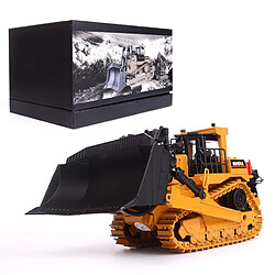 Universal Simulation 1: 50 Échelle de la ville Moulée sous pression Véhicule de construction Bulldozer à chenilles Modèle métallique Chargeur Jouet en alliage Cadeau pour garçon | Voiture jouet moulée sous pression