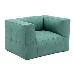 Vente-Unique Fauteuil de jardin avec accoudoirs en tissu - Vert - LIVAI de MYLIA