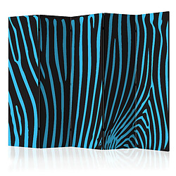 Artgeist Paravent - Zebra pattern (turquoise) II [Room Dividers] [225x172]