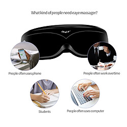 Universal Masseur électrique pour les yeux Masseur magnétique pour les points d'acupuncture Réduction des cernes Stress relief sans fil 48 | Masseur pour les yeux (noir) pas cher