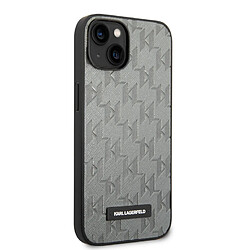 Acheter Karl Lagerfeld Coque arrière rigide pour iPhone 14 - Logo Gris