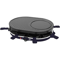 Avis Appareil a raclette - LITTLE BALANCE - Multi cheese - 1200 W - 8 personnes - Grill / crepe amovible - Bleu nuit