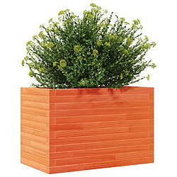 Avis vidaXL Jardinière cire marron 70x40x45,5 cm bois de pin massif