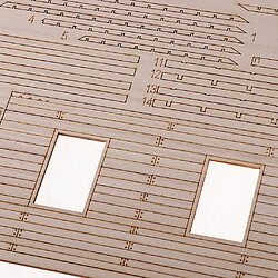 Avis 1:35 Maquettes En Bois Maison Européenne En Bois Non Assemblée En Ruine