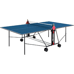 Sponeta Table Tennis de Table - Table Ping Pong Compacte - Usage Intérieur - Bleu et noir