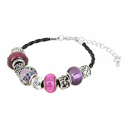 Avis Paris Prix Kit Bracelet Mode Charms 9cm Mauve