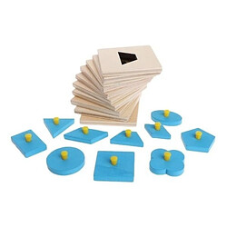 Totalcadeau Puzzle formes géométriques à reconstituer jeu enfant montessori