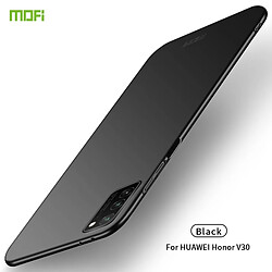 Wewoo Coque Pour Huawei Honor V30 Frosted PC Étui rigide ultra-mince noir