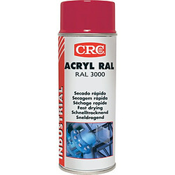 Crc Acrylique RAL 3000 rouge brique 400ml aérosol (Par 6)