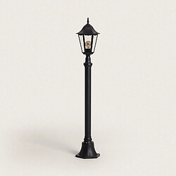 Ledkia Lampadaire Extérieur en Saillie sur Pied 185 cm Black Traditional Noir