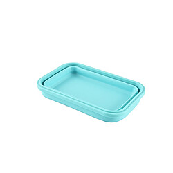 Acheter YP Select Ensembles de boîtes de rangement pliantes en silicone pour boîte à lunch carrée - bleu