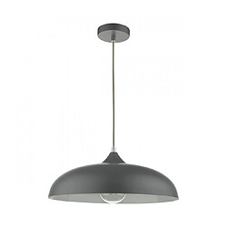 Luminaire Center Suspension Kaelan 1 ampoule Gris mat