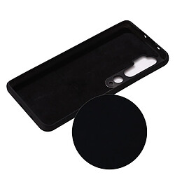 Coque en silicone liquide noir pour votre Xiaomi Mi CC9 Pro