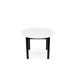 Vivaldi Table HARRY 102-142 cm Blanc/Noir 