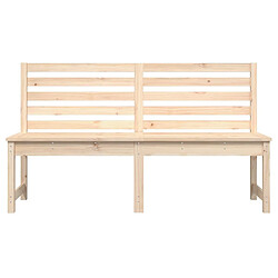 Helloshop26 Banc de jardin meuble de patio d'extérieur terrasse 157,5 x 48 x 91,5 cm bois massif de pin 02_0011260